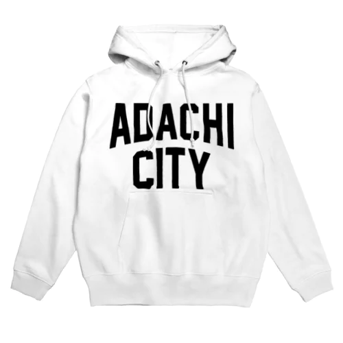 足立区 ADACHI CITY ロゴブラック　 Hoodie