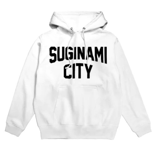 杉並区 SUGINAMI CITY ロゴブラック Hoodie