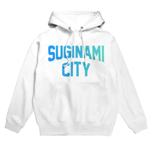 杉並区 SUGINAMI CITY ロゴブルー Hoodie