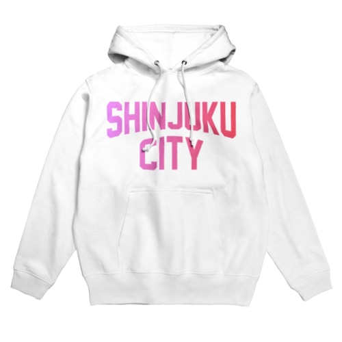 新宿区 SHINJUKU CITY ロゴピンク Hoodie