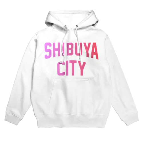 渋谷区 SHIBUYA WARD ロゴピンク Hoodie