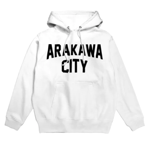 荒川区 ARAKAWA WARD ロゴブラック Hoodie