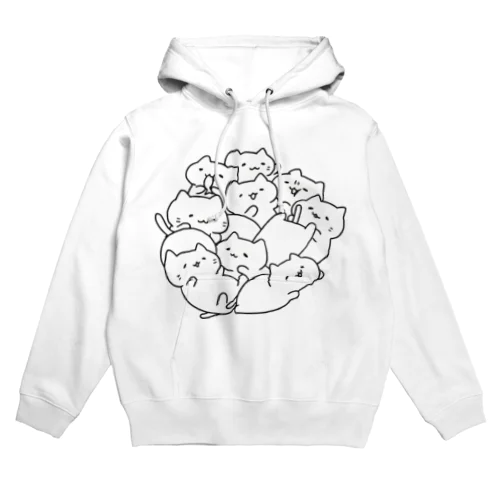 みっちりねこ　シンプル Hoodie