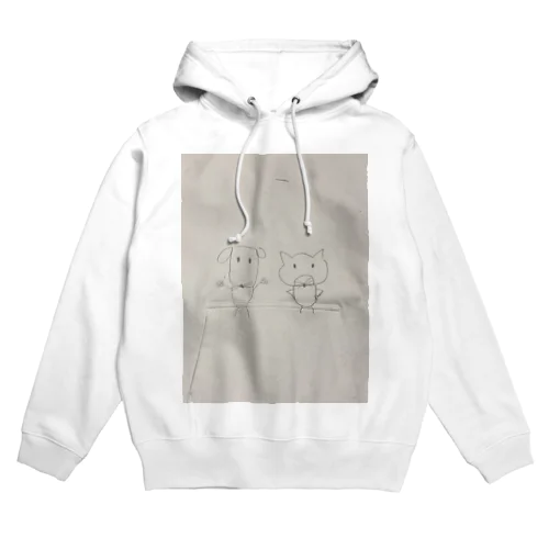 コンポコとニャンチュー Hoodie