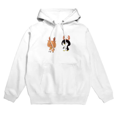 トナカイとペンギン Hoodie