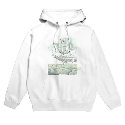 大空を旅する気球村 Hoodie