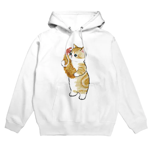 えびふらいに恋するにゃん Hoodie