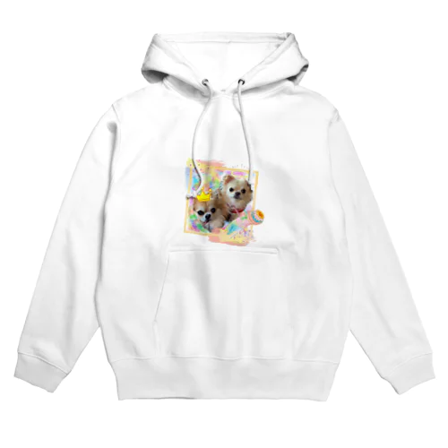 絵画風のチビちゃんとココちゃん Hoodie