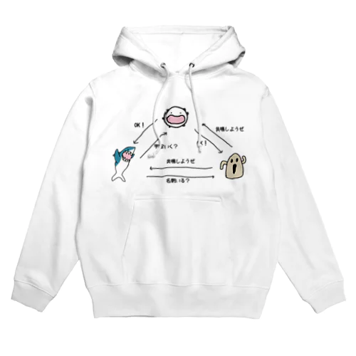 ダイナマイト87ねこ相関図 Hoodie