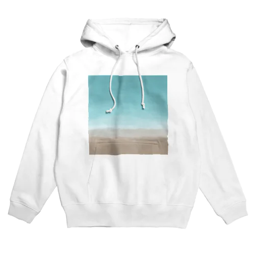 正直言って海な柄 Hoodie