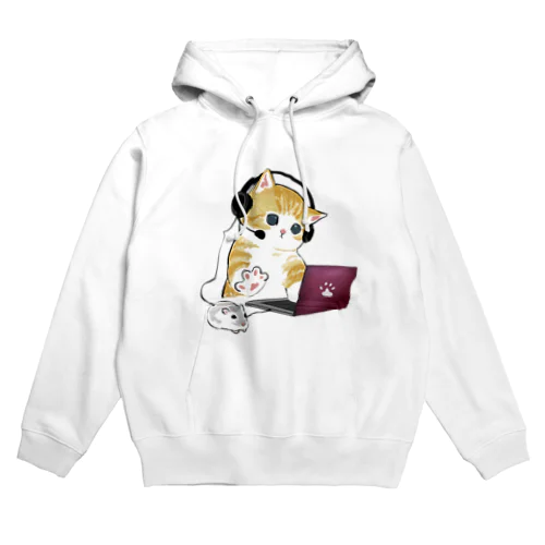 在宅勤務のプロ、その名は猫。 Hoodie