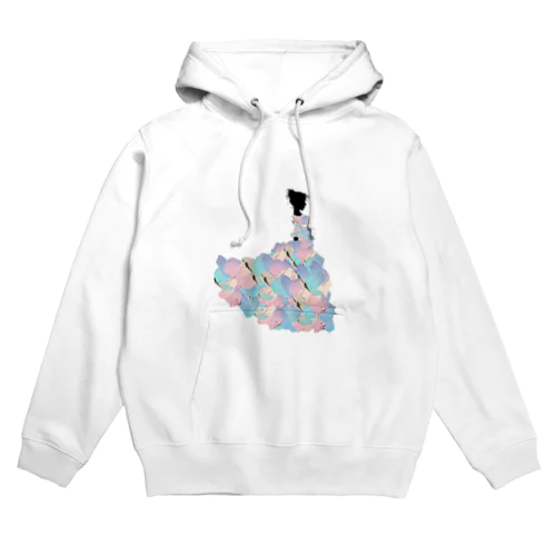 ペタルドレス ーペイントー Hoodie