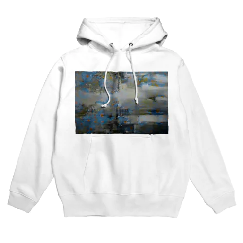 隠れる（青） Hoodie