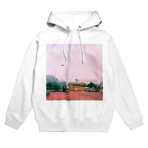 ピンクな遊園地 Hoodie