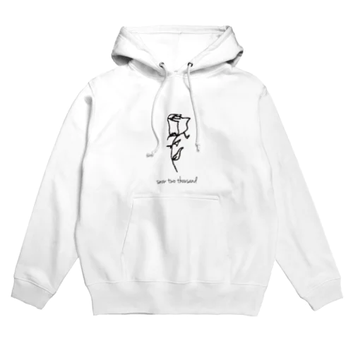 薔薇一輪 Hoodie