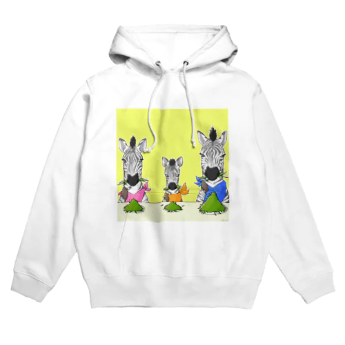 しまうま、くさ、おいしい。 Hoodie