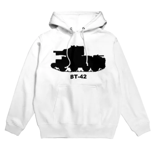 戦車　BT-42（黒） Hoodie