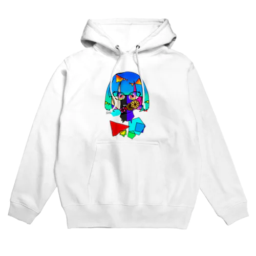 アートな女の子 Hoodie