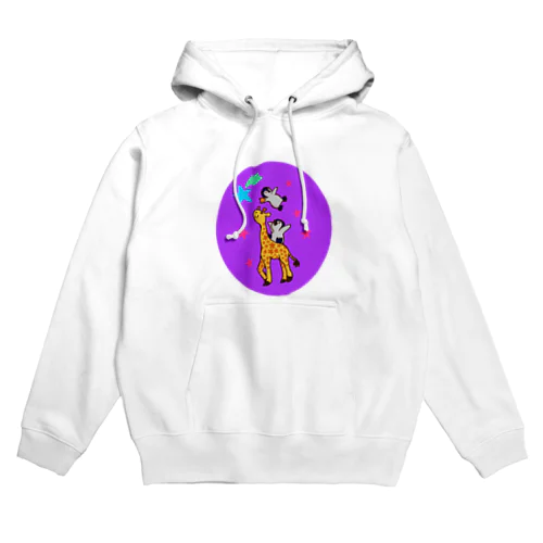 お星さまのキリンとペンギン　ユメカワver Hoodie