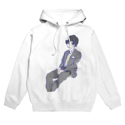 スーツくん Hoodie