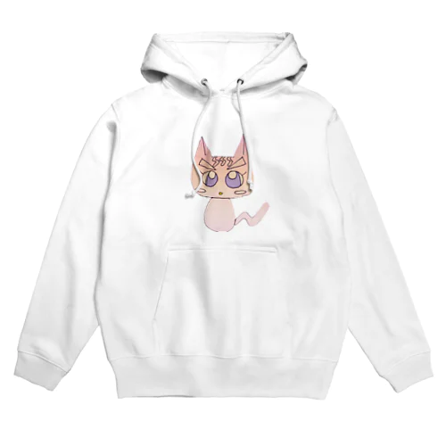 ピンクの猫さん Hoodie