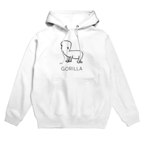 きなこもち画伯作「ゴリラ」 Hoodie