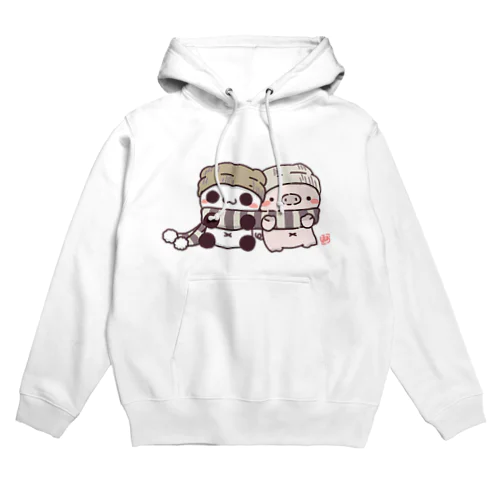 ぬくぬくぱんとん Hoodie