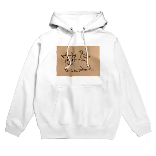 困る鹿くん Hoodie