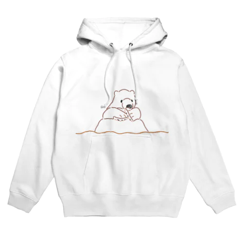 ワンポイントくまちゃん Hoodie