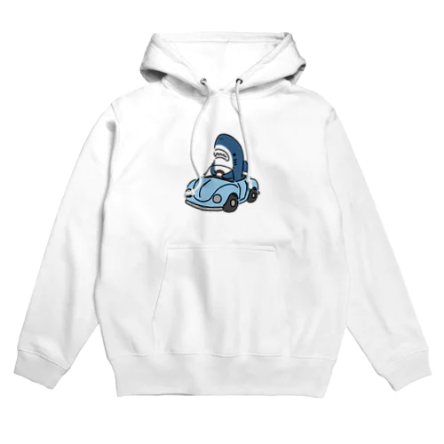 運転を覚えたサメ2021 Hoodie