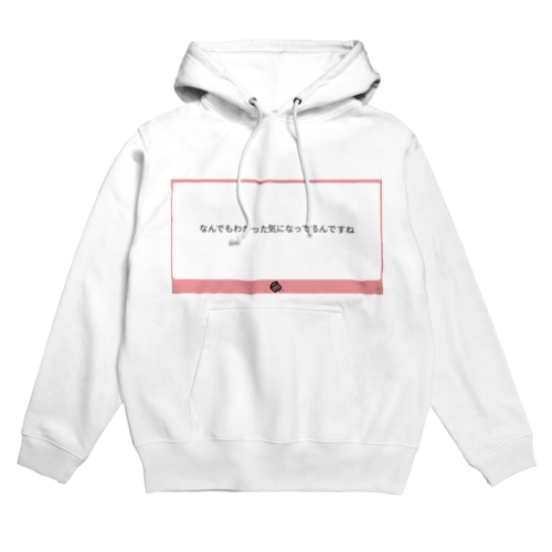 なんでもわかった気になってるんですね Hoodie