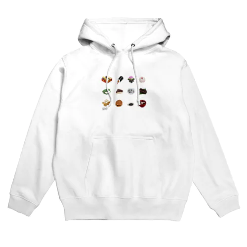 季節の食べ物たち Hoodie