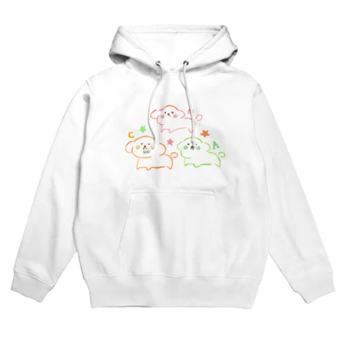 わんちゃんトリオ🐶 Hoodie