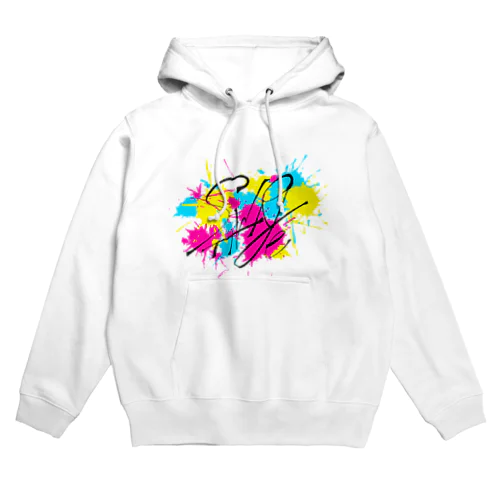 さわげTシャツ(白) Hoodie