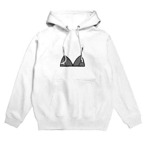 シンプルなブラ Hoodie