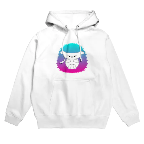 警戒するハリネズミ(トロピカル) Hoodie