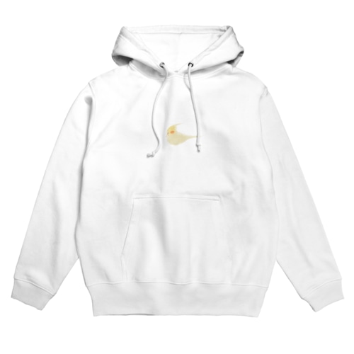 白オカメの気配 Hoodie