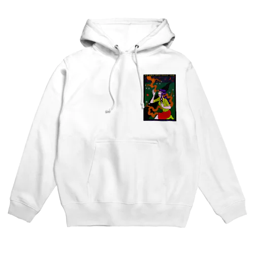 目玉も生える　三日月の夜 Hoodie