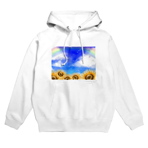 夏の背景 Hoodie