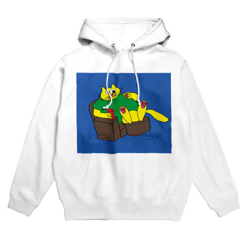 ピザ猫 Hoodie