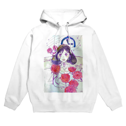 強い意志 Hoodie