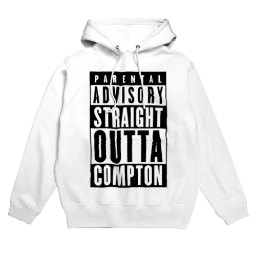 PARENTAL ADVISORY STRAIGHT OUTTA COMPTON-ペアレンタル・アドバイザリー・ストレイト・アウタ・コンプトン- ボックスロゴ Hoodie