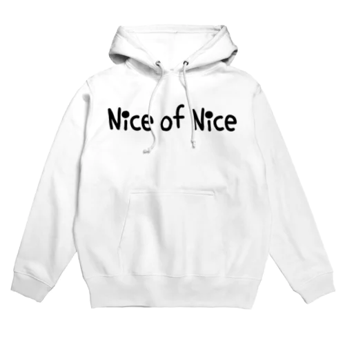 【Nice of Nice】(黒柄) Hoodie