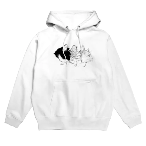 猫の横顔 Hoodie