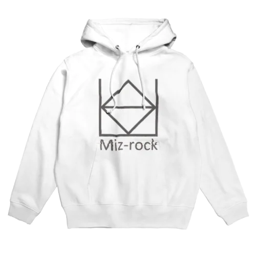 水ロック　白 Hoodie