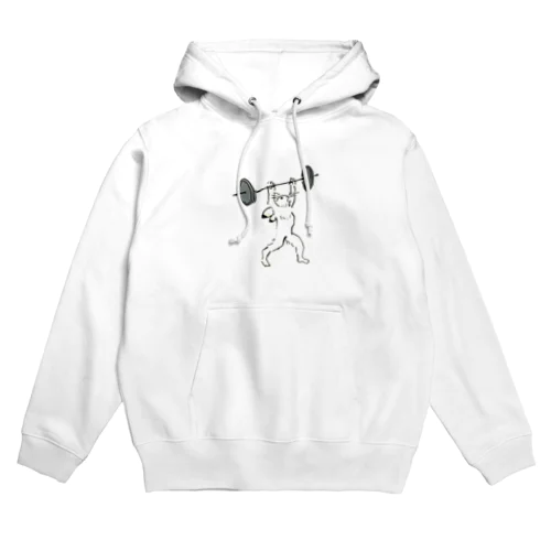 バーベル上げ Hoodie