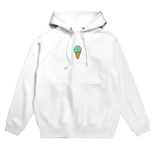 ドット絵なチョコミント。 Hoodie