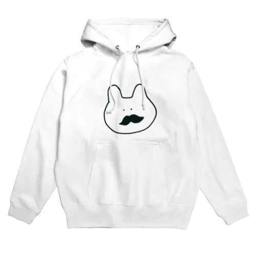 うさぎおじさん(髭) Hoodie