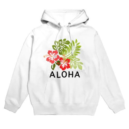 ALOHA プルメリア Hoodie