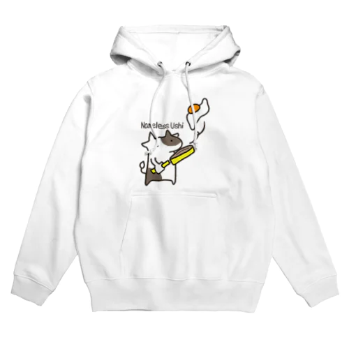 名もなきウシさんグッズ 〜目玉焼き飛ばすウシさん〜 Hoodie